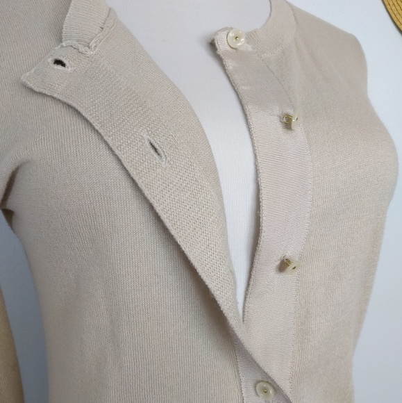 Banana Republic Rayon Blend Cardigan Small Petite - Picture 2 of 7